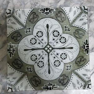 Glass serving plate